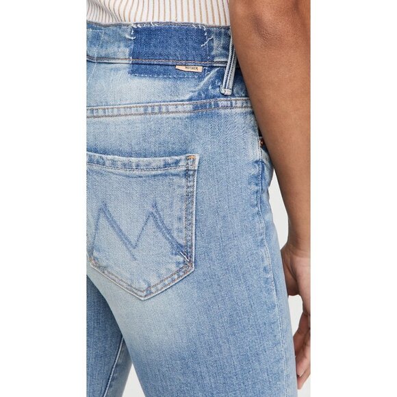 💕MOTHER SUPERIOR💕 The Insider Crop Step Fray Jeans ~ I Confess 28 NWOT - Picture 12 of 17